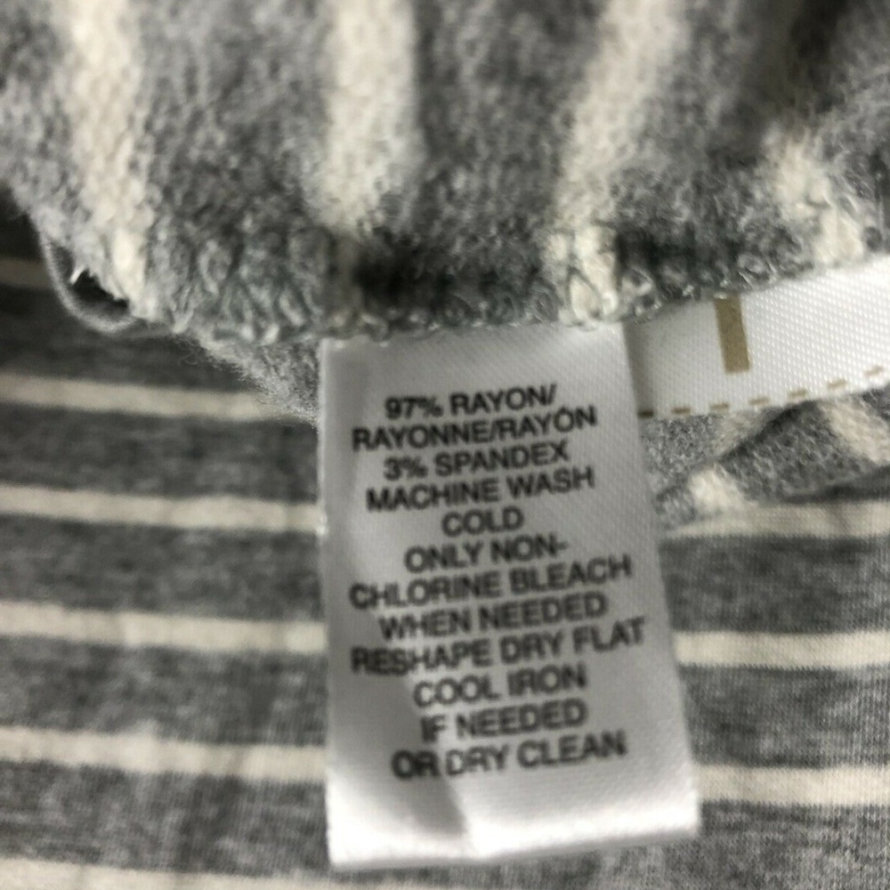Lou & Grey Striped Dress Bell Sleeve Dress S - Picture 6 of 7